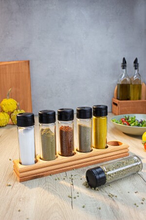 MNZ-Vera 6 قطع معكرات مجموعة 6 قطع مع عصا خشبية 01 Vera 05 - KukiWood