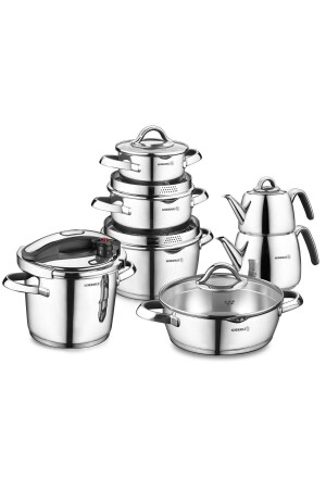 MNZ-Vertex الأسود 15 قطعة مجموعة Hyper 9080203A1767 - KORKMAZ