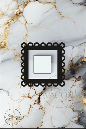 MNZ-VG012 - إطار حافة المقبضات الديكورية - Vagondecor