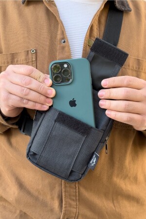 حقيبة الجسم من MNZ-Vicenza حقيبة الصدر من الأقمشة المقاومة للماء من الأقمشة من الأقمشة المتحركة من الخصر - Telvesse