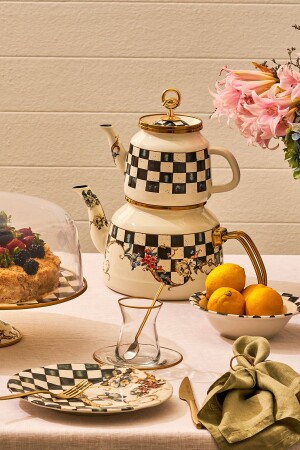 (MNZ-Victoria Enamel Maxi Teapot Set 600) 15.01.2454 - Emsan