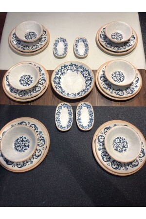 (MNZ-Viento) سلسلة (23 قطعة) مجموعة عشاء لـ6 أشخاص 6578768768 - Bonna Porselen