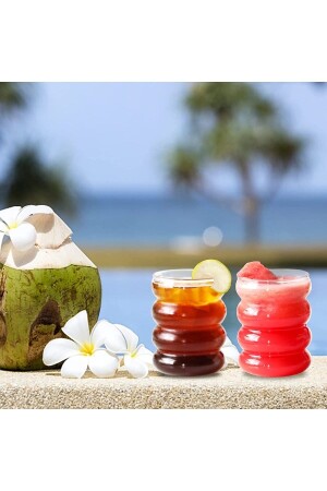 MNZ-Vigentino 2 Pieces - مقاومة للحرارة Borosilicate زجاج شريط شكل الزجاج - EARABUL