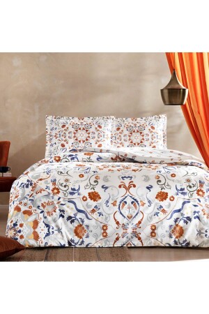MNZ-Viola Satin Double Duvet Cover Set طلاء 000000001000045416 - Taç