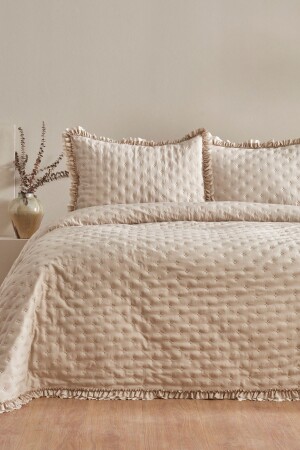 MNZ-Viona سرير واحد سرير مجموعة بيج - Karaca Home