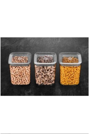 MNZ-Vip Ahmet 6 Piece 1000 Ml جنوب مربع مخزن مخزن vp328 - Vip Ahmet