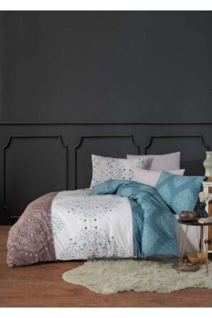 MNZ-Vision King Size Quilted Duvet Cover Set 4 موسمات مجموعة 100% قطن رينفورس فابري 4 موسمات مجموعة GH960 - Majoli