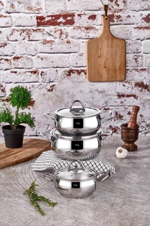 MNZ-Vitali القصص الصلبة الثلاثة قطع على أساس الاندخال مجموعة TAC-3459 - Taç