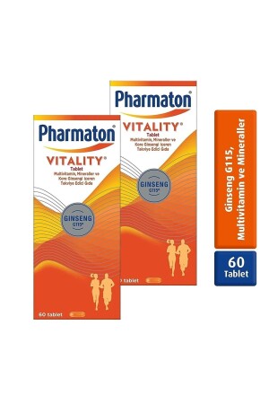 MNZ-Vitality 60 قرصين 2 قطع - Pharmaton