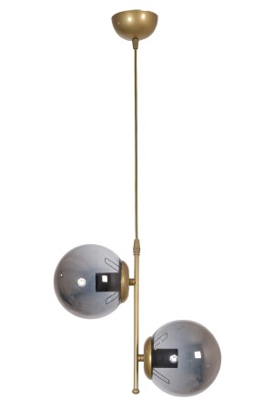 MNZ-Vitaly 2 Li رياضة حديثة أزهار قديمة ملونة زجاج المدخن غرفة المعيشة - المطبخ - غرفة النوم قديمة الشنابل bvitaly2 - Fer Avize