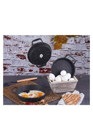 MNZ-Viva الغناء 3 قطع الخبز مجموعة سوداء TAC-3674 - Taç