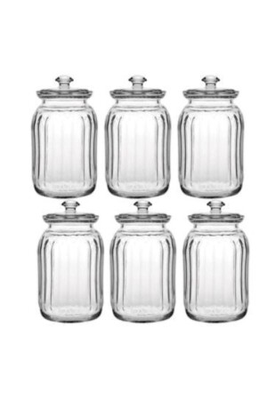 MNZ-Viva 6-piece 2500 Cc Jar Set MG-2500CC-96-393 - Paşabahçe