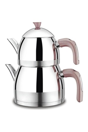 MNZ-Vıvaldı فنجان الفولاذ الممتازة عائلية الحجم 4 قطع مع كوب الورد G029 GORGEL. 1545-G029 - Vivaldi