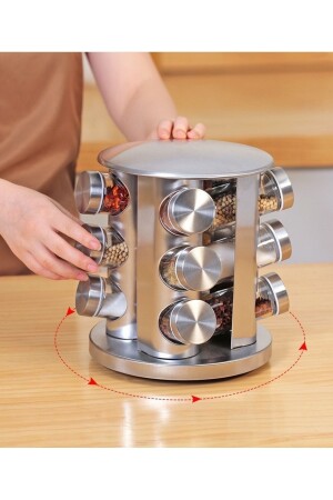 MNZ-VİVİEN HOME 12 قطعة تحويل المعدن العصا المسمار وعاء العصا المسمار مجموعة vivien 12 قطعة فولاذ معدني - Vivien Home