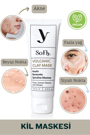 MNZ-Volcanic Cleaning Clay Mask 75ml SFD011-01 - So Fly