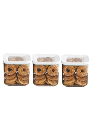 MNZ-Vp-186 3 قطعة حاوية تخزين مربع 3 X 0,70ml VP-186 - Vip Ahmet