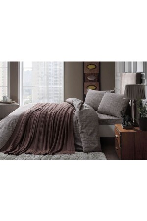 ملابس الخياطة من نوع MNZ-Waffle Brown خياطة ملابس خياطة مزدوجة مع غطاء 740-1000043006 - Taç