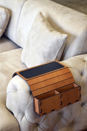 MNZ-Walnut خشبية قابلة للطي محمولة مقعد الرأس الجانبي مع صندوق التحكم عن بعد KMD278500DR - ARKITEKT EX