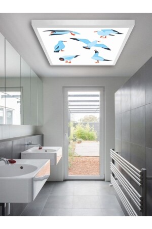 MNZ-Wc شمعة 60cmx60cm-54watt-مضيء مدفوع-إضاءة الحمام-مخطط-أجهزة التنظيف-المصابيح المدفوع - Gökyüzü Panel