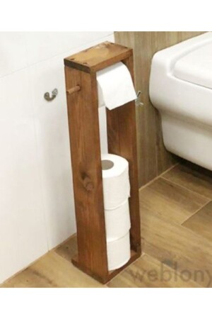 محفظة ورق MNZ-Wc محفظة ورق الحمام الحمام الخشب حمام الخشب - Runo