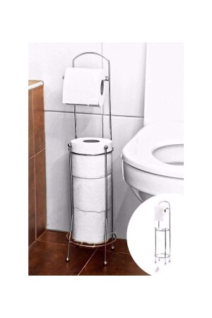 حامل ورق MNZ-Wc لا يحصى على الصلب حامل ورق مرحاض ذو أقدام ضخمة SMH 624 - Pratik Şeyler