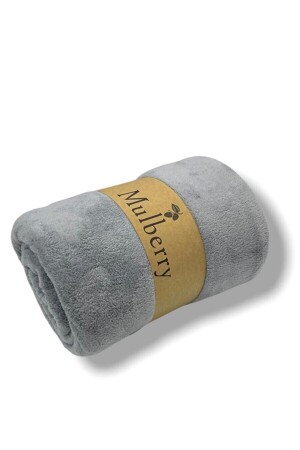 MNZ-Wellsoft بطانية تلفزيون بطانية بلوش بطانية الفول واحد 170*230-الشمراء - Mulberry