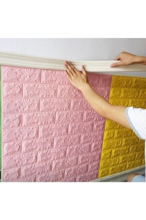 MNZ-White 8x117 سم صلبة ذاتية التلصق الورق الجداري الحافة - Renkli Duvarlar