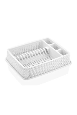 MNZ-White Damla Dish Rack Plate Rack DT - ASlife Home