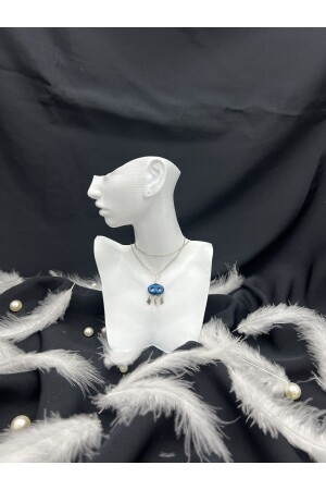 MNZ-White ديكورات المجوهرات Mannequin (20 سم) - Genel Markalar