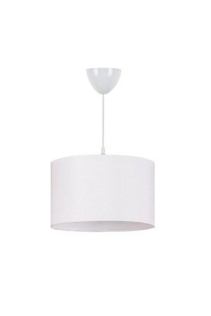 مصباح MNZ-White Pendant Lamp Fabric شمعة قطر 30 سم مصباح واحد 6143 - Modamonline