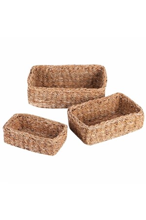 سلة منظمة MNZ-Wicker مستطيل 3 حجم - Casalinda