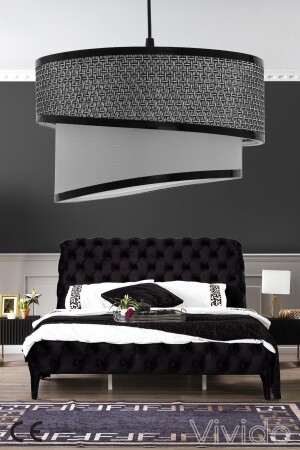 MNZ-Wicker شمعة سوداء ABS-6000A - Vivido Abajur