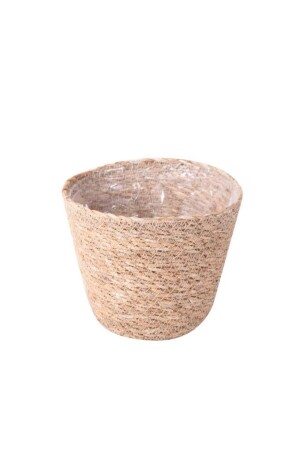 MNZ-Wicker Basket زهرة وعلبة منظمة متعددة الأغراض 15 سم براون - CL-13014 C1-1-121 - Digithome