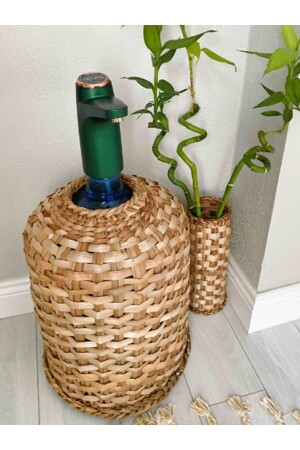 (MNZ-Wicker Carboy Case Basket) - Sepetimde