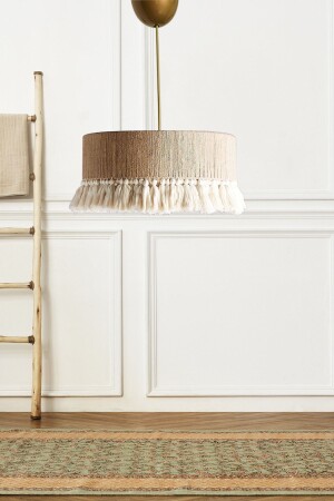 مُصباح مُسَلْبِس MNZ-Wicker مع طنابيس جوت E390 - EvLight