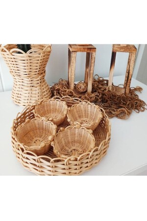 MNZ-Wicker خنجر خنجر خنزير القهوة جانبية الخدمة القهوة G0889999 - gudelidekor