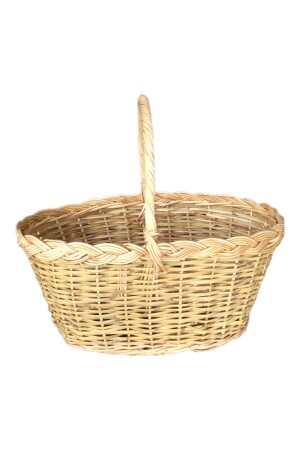 MNZ-Wicker ريد سلة البامبو سلة العشاء منظمة هدية سلة منظمة سلة صنع يدوي سلة - Greenosier