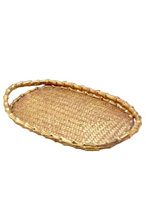 (MNZ-Wicker Look Tray TP118-2) - By Ari Ev Dekorasyon