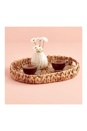 سلة ديكورية من طراز MNZ-Wicker Oval S 32x23 Cm ELZ2123 - ELZEY HOME