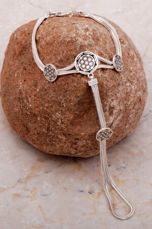 MNZ-Wicker خياطة زهرة الحياة الفضة Shahmeran 83 SHM83 - Sümer Telkari