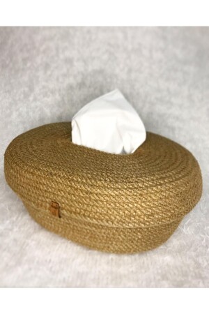 MNZ-Wicker نابكين هولدر، سلة Wicker، جوت نابكين هولدر، سلة ديكوراتيف، منظم Wicker ashd-254 - AYŞE SERHOŞOĞLU HOME DESİGN