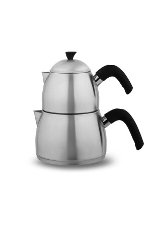 MNZ-Wide Metal (سائزها) مجموعة الشاي 4 قطع سوداء 1S7910-15001-SIY01 - Schafer