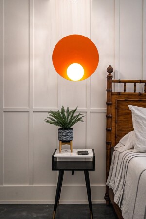 MNZ-Wide Orange Metal Sconce مطبخ غرفة المعيشة الداخلية مقهى المكتب المزج الحضرية المزخرفة الحديثة TYC00405841245 - Bamyum