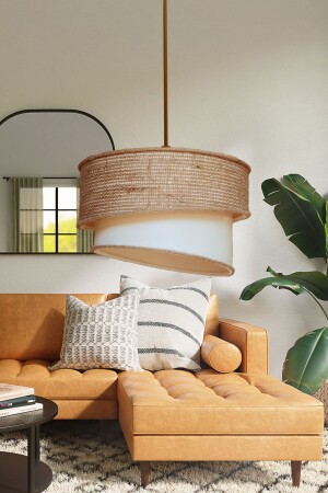 MNZ-Wind Redro Wicker Lamp Pendant Lamp شمعة E54b ES-RZGS2 - Eslight