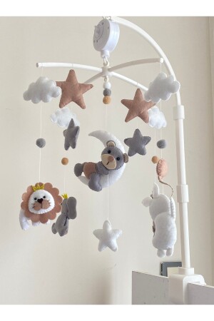 (MNZ-Wind-Up) الموسيقى الحجرة المتحركة مع أشكال الحيوانات المختلطة (TYC00518033822) - atölye ay ışığı