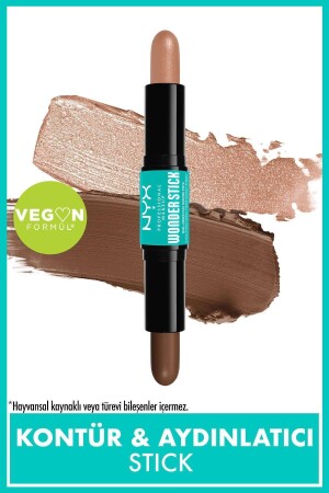 عصا MNZ-Wonder عصا مزدوجة الجانب كريم المواصفات والإبرز عصا - المتوسط - Nyx Professional Makeup