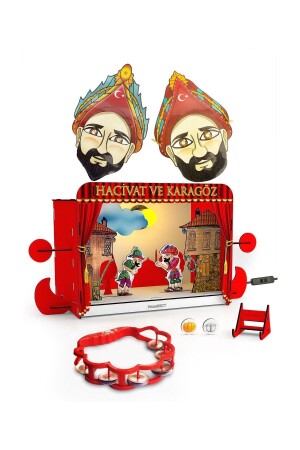 MNZ-Woodact هاشيفات و كاراجوز دراما مسرح لعب & نور الليل كاراجاجازيفات - Design OTTO