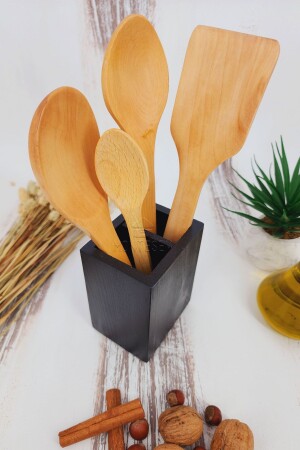 مجموعة من الجرعة الخشبية MNZ-Wooden Spoon Set مع تقديم خدمة الغذاء الجرعة الجرعة الجرعة الجرعة الجرعة الجرعة الجرعة المز - MONTESEV