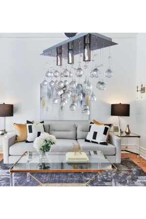 MNZ-Yağmur ثلاثي مستطيل كريستال الحجر الشنابل 101. 40. - öalpa