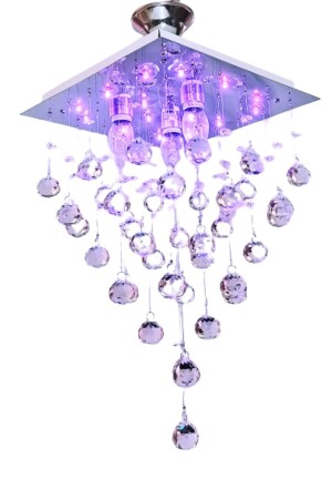 MNZ-Yağmur 3 قطع LED RGB مدير شمعة حجر الكريستال 101. - öalpa